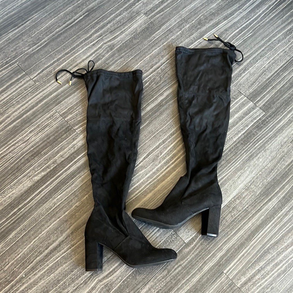 💋Over the knee tie boots